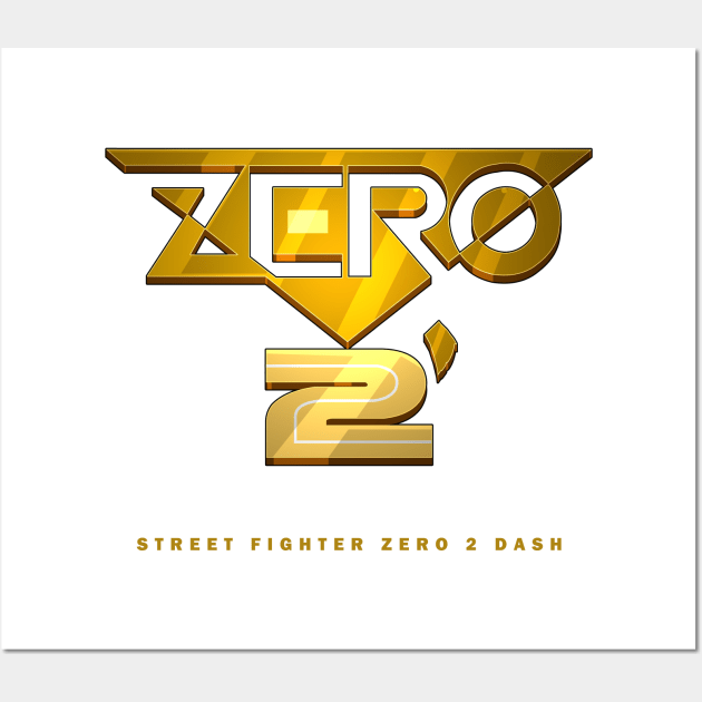 [STREET FIGHTER] ZERO 2 (GOLD) Wall Art by PRWear